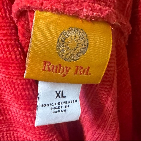 Ruby Rd. Red Sweater - Picture 2 of 2
